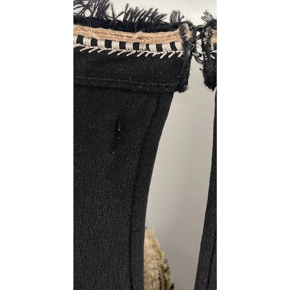 Isabel Marant Silk Mini Dress Black Embroidered Long Sleeve size EU 38 US Small - Picture 16 of 16